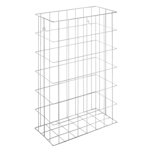 Waste basket plastic coated