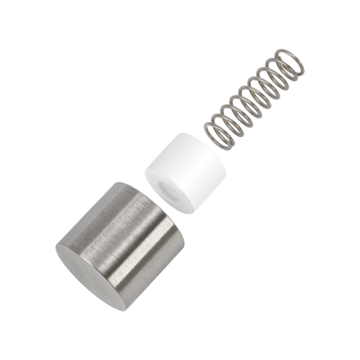 Push buttom + spring