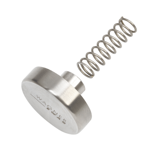 Push buttom + spring