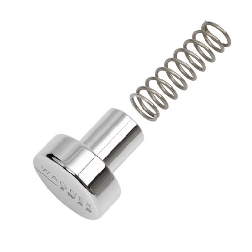 Push buttom + spring