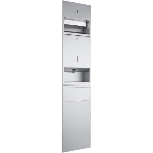 Combinazione sapone/carta/rifiuti