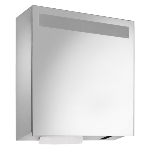 Mirror cupboard combination soap/paper (sensor)